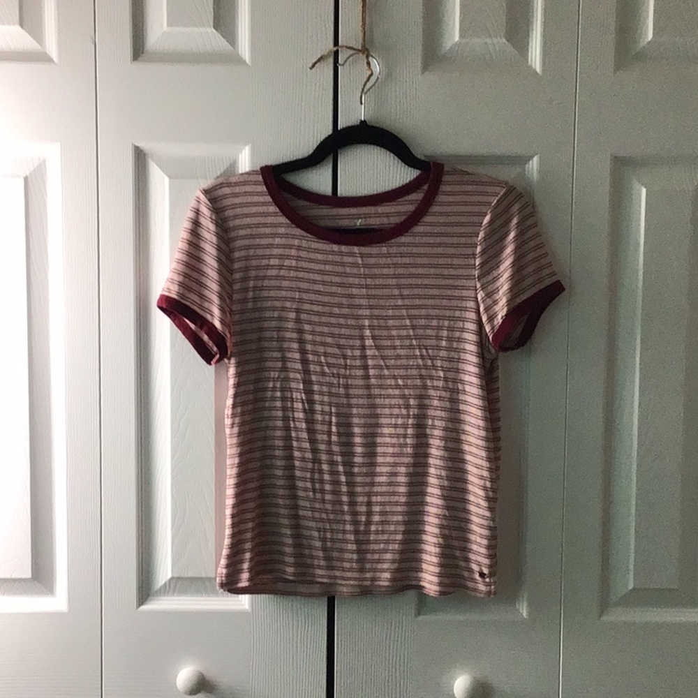 American Eagle Soft and Sexy Ringer Tee
